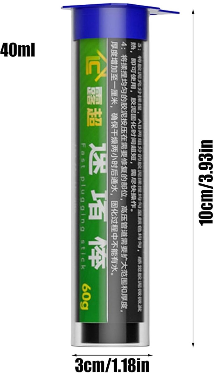 Epoxy Kneedbaar - Reparatiemiddel - Snel Repareren - Waterdichte Formule - 40 Milliliter - Wit — afbeelding 4