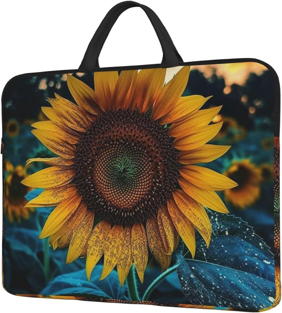 Laptop Sleeve - Draaghoes Computer - Dagelijks Transport - 360° Bescherming - 14 inch - Zwart