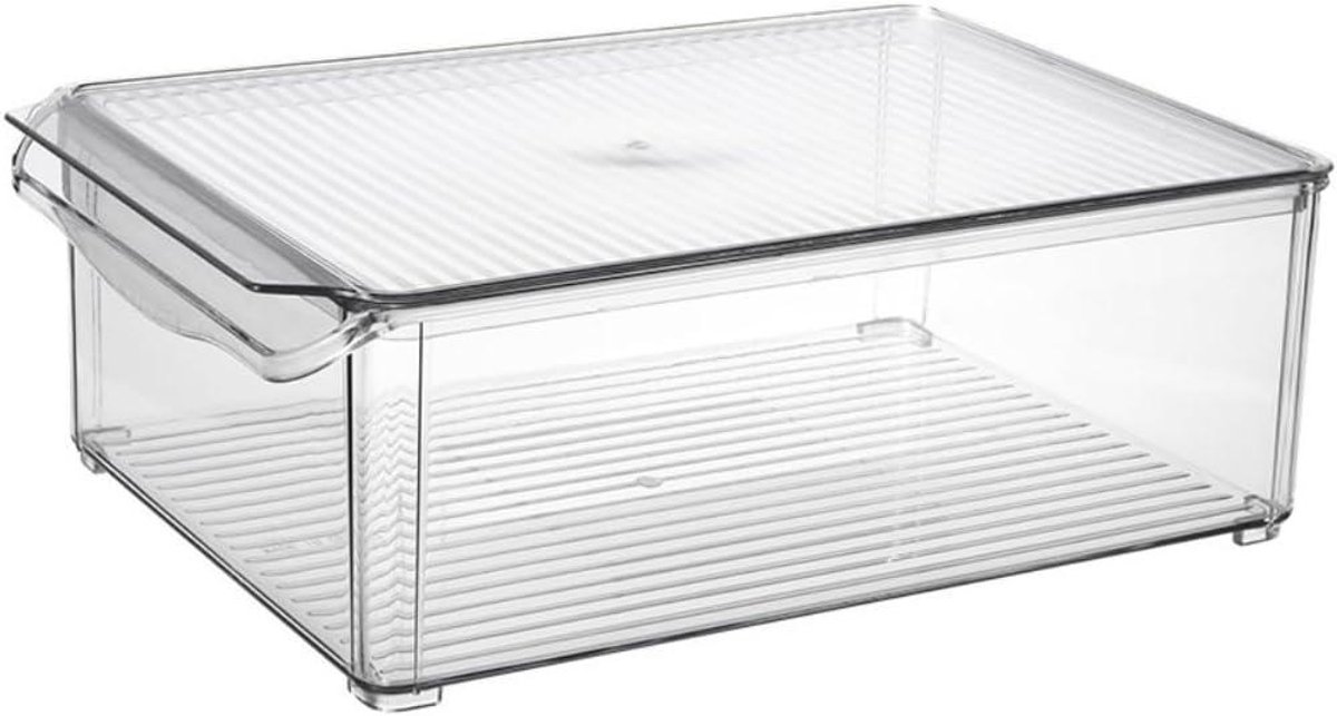 Voedselcontainer - Vershoudbakje - Voedsel bewaren - Stapelbaar ontwerp - 298 cm - Transparant