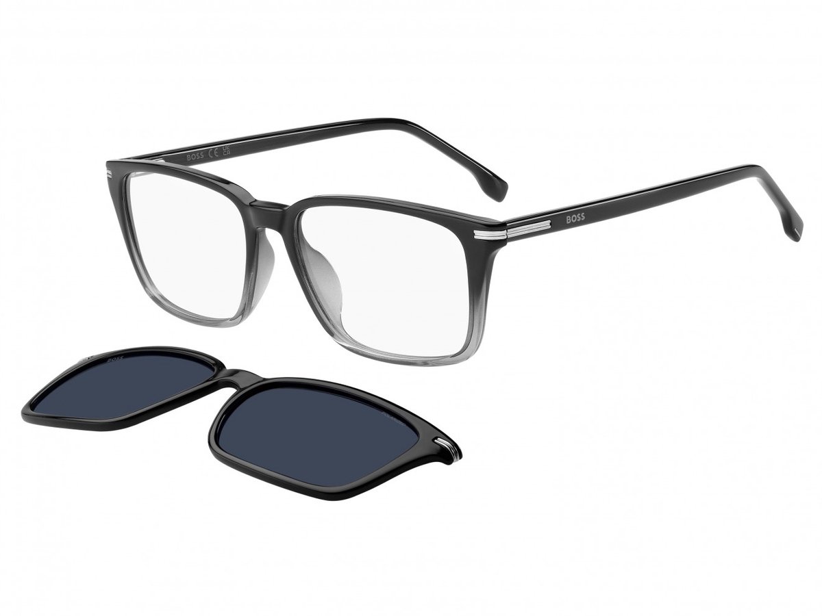 Hugo Boss BOSS 1847/G/C Black shaded grey 55/16/145 MAN Brilmonturen