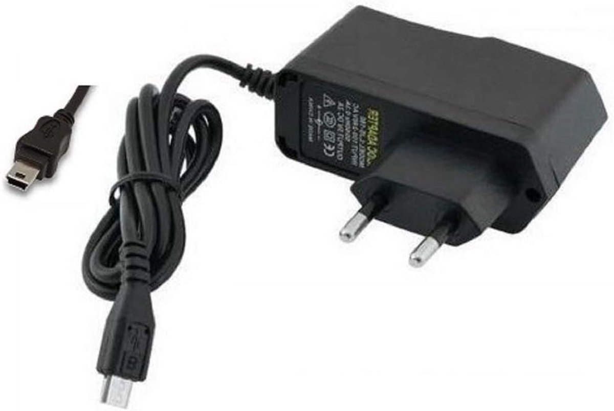 Voeding Adapter - Lader Babyfoon - Babyfoon Opladen - Mini USB Connector - 110 cm - Zwart