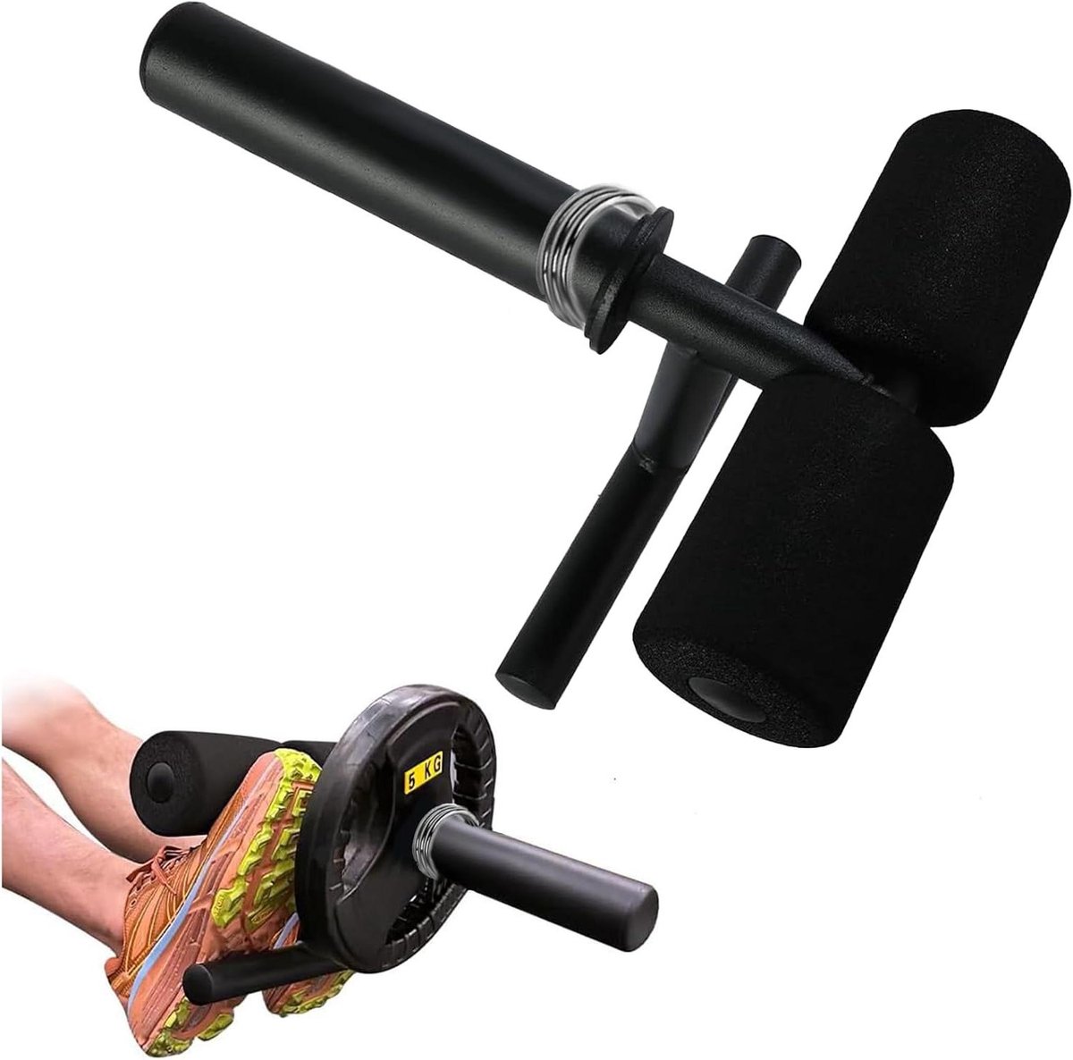 Tibialis Trainer - Enkelgewicht Scheenbeen - Onderlichaam Trainen - Antislip Ontwerp - 2.1 kg - Zwart