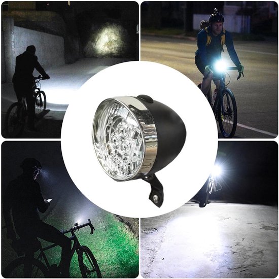 Fiets Koplamp - Fietslicht LED - Nachtrijden Verbeteren - Helder Grootlicht - 8.7 x 6.9 cm - Zwart/Zilver — afbeelding 5