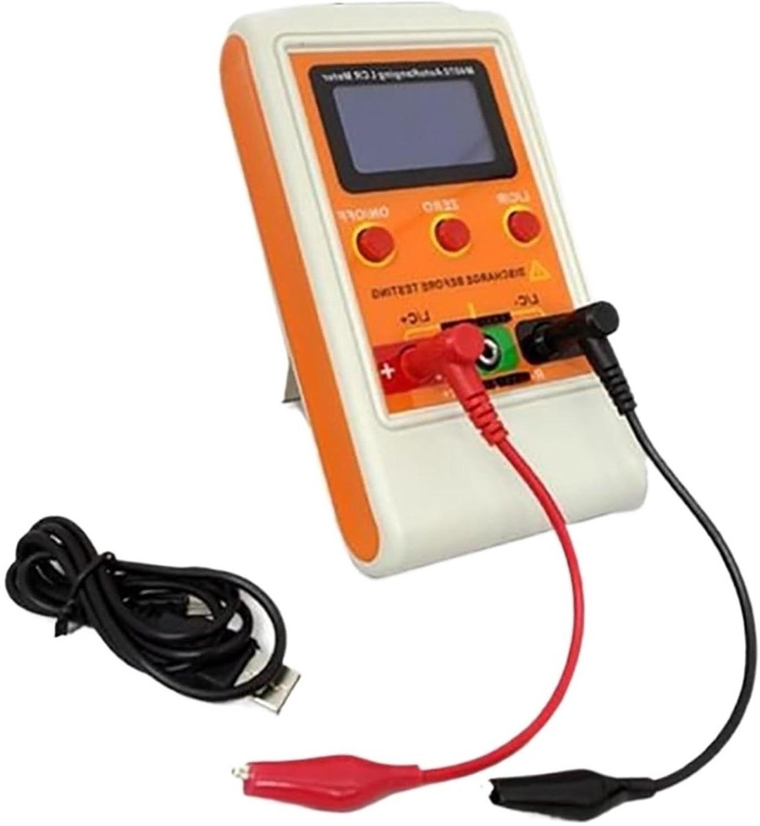 Digitale LCR Brug - Component Tester - Elektronica Meten - Automatisch Bereik - 100mF 100H - Oranje