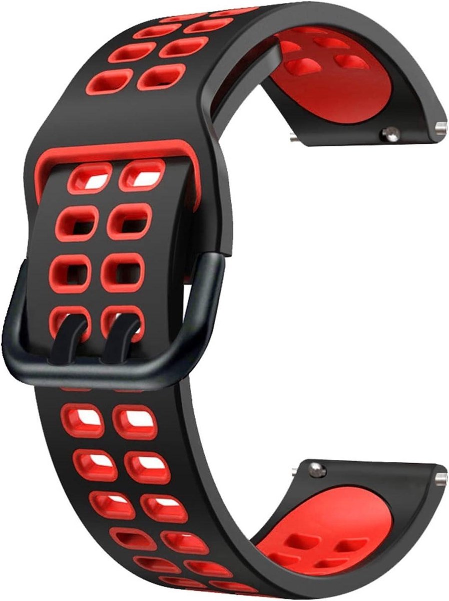 Siliconen Horlogeband - Polsband Sport - Smartwatch Dragen - Zacht en Flexibel - 22 mm - Kleur G
