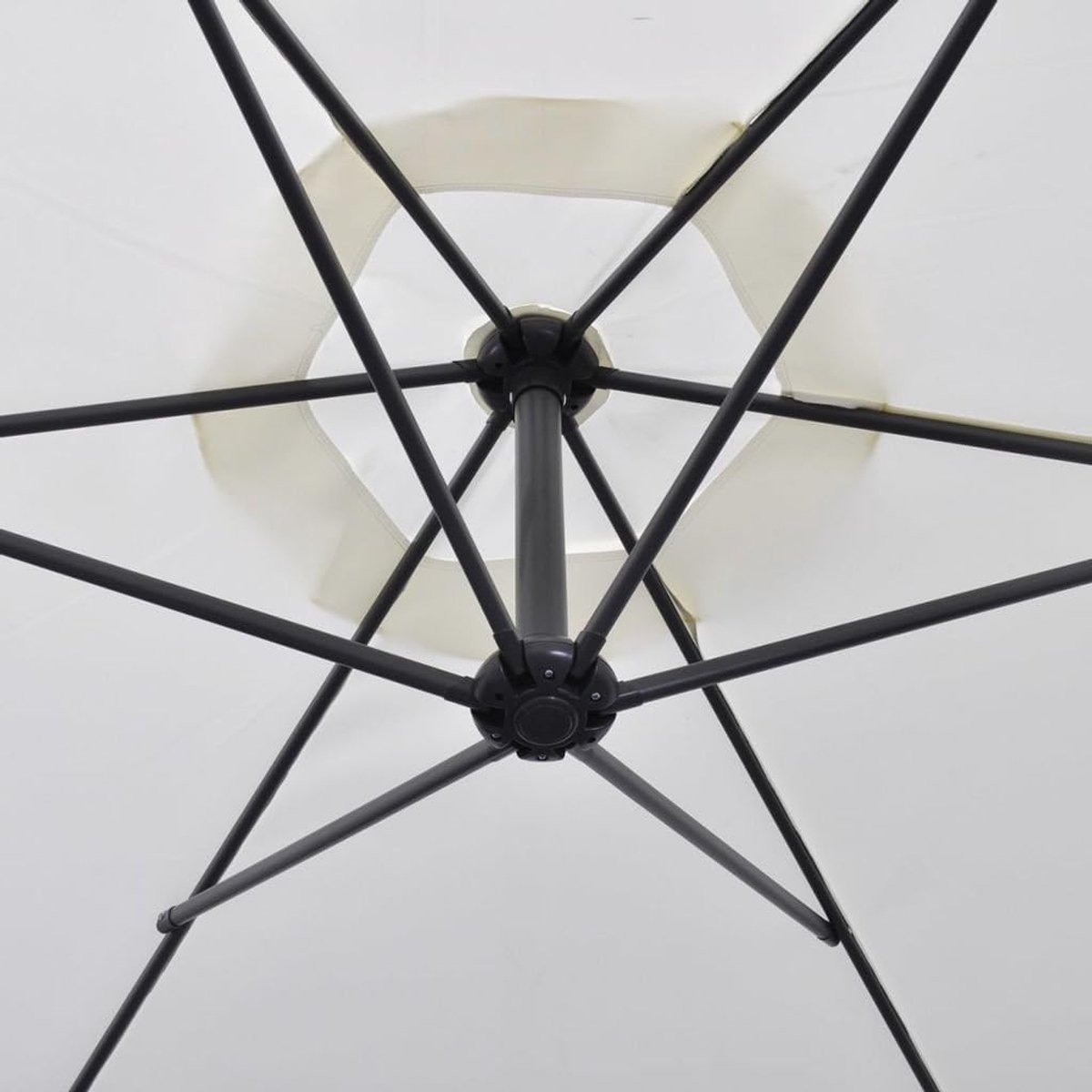 ZweefParasol | Zonnescherm | Tuinparasol 3 m zandwit – foto 2