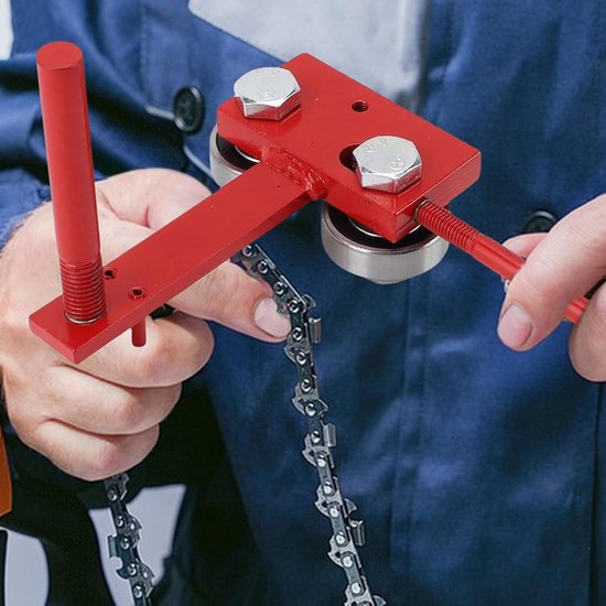 Kettingzaag Slijpgeleider - Ketting Slijper - Veilig Slijpen - Gelijkmatige Slijpresultaten - 15 x 8 x 3 cm - Zwart — afbeelding 3