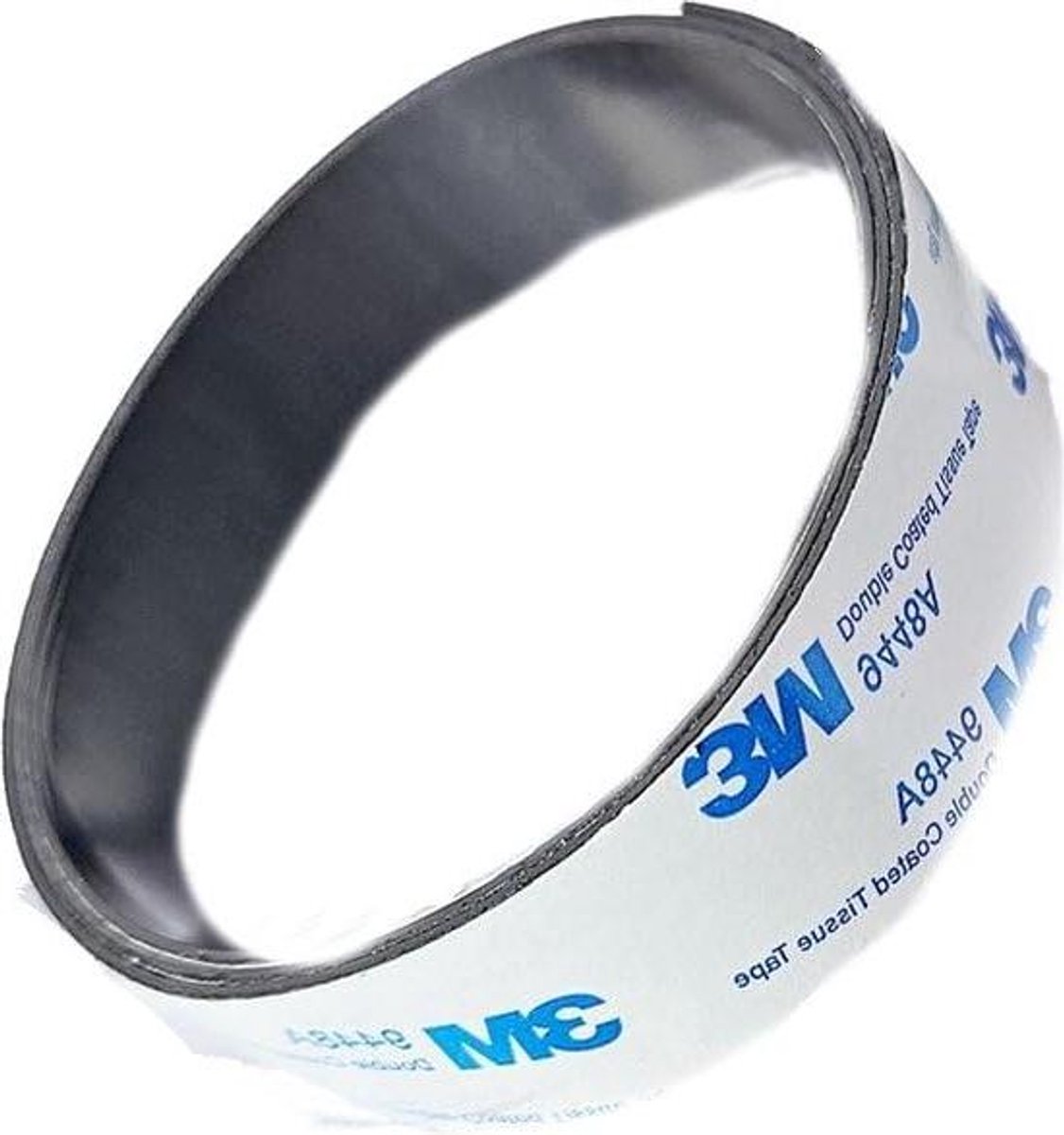 Magnetische Plakband - Magneettape Lijm - Projecten Afmaken - Zelfklevend - 1 meter - Zwart