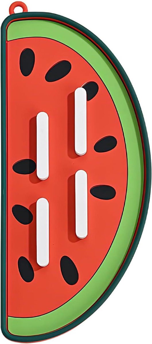 Spatelhouder - Lepelsteun Aanrecht - Koken Keuken - Hittebestendig Kussen - 19.5 x 8.5cm - Rood