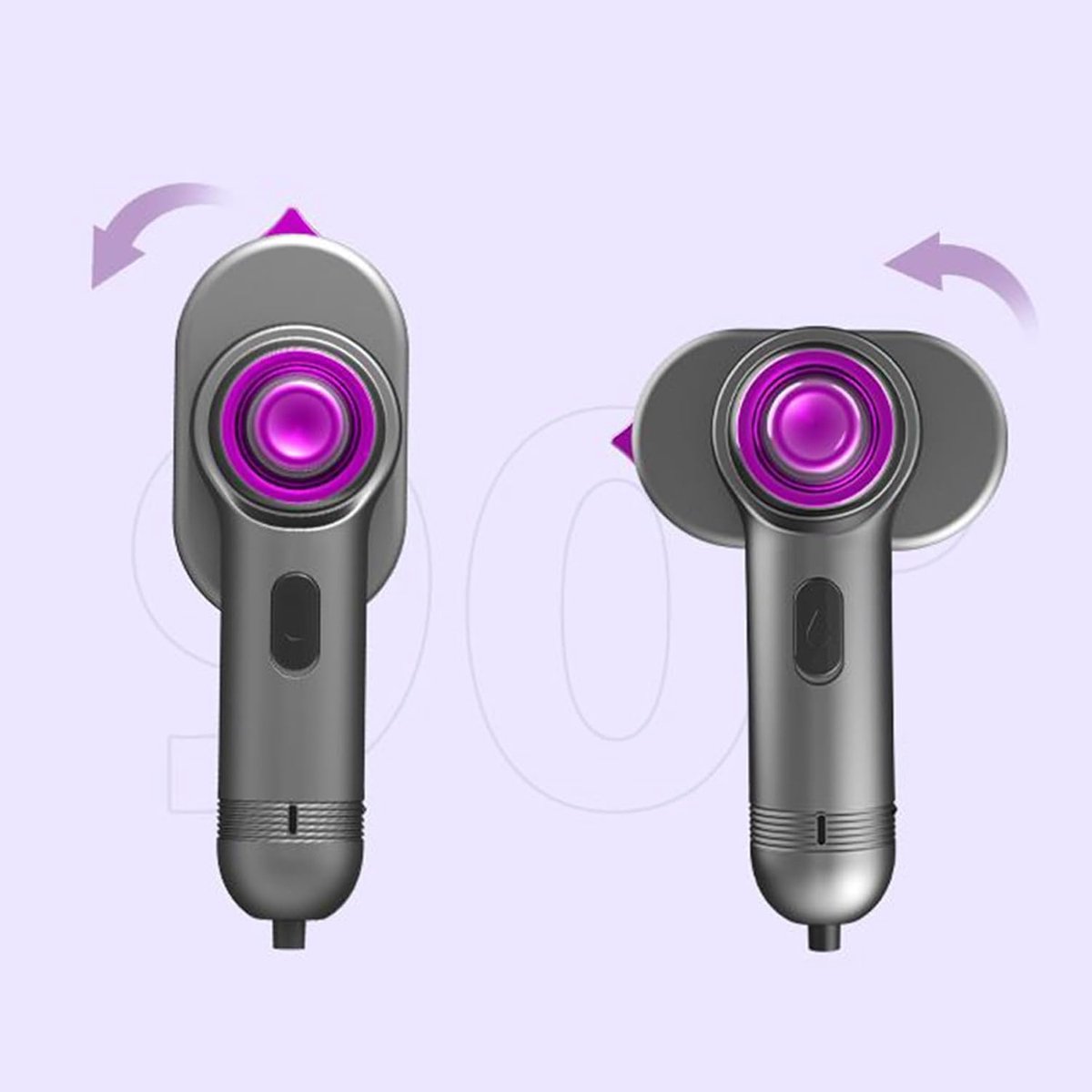 Reisstoomstrijkijzer - Kledingstomer Handheld - Kreukels Verwijderen - Anti-druppel Ontwerp - 60 ml - Grijs