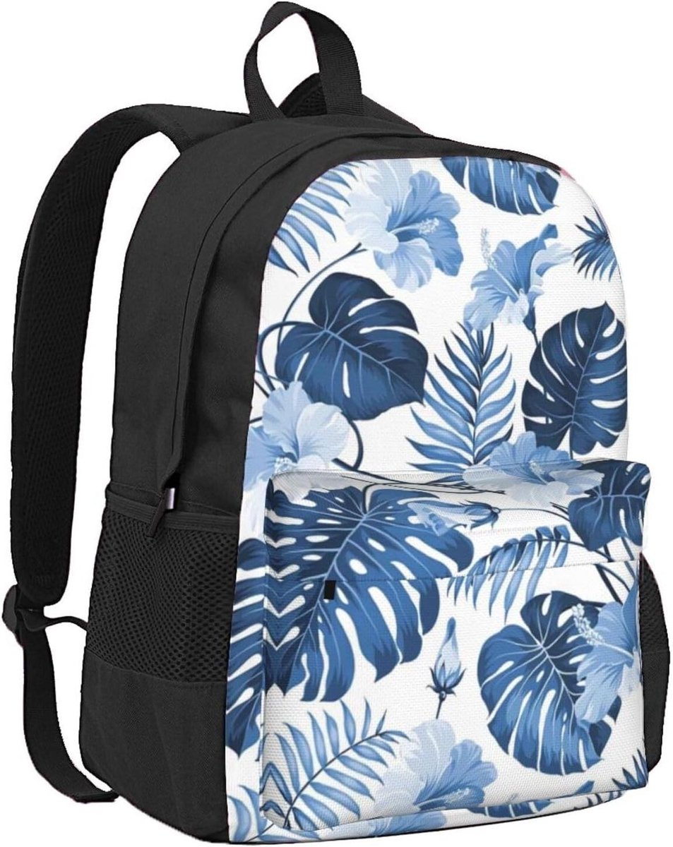 Laptop Rugzak - Reisrugzak Luiertas - Dagelijks Gebruik - Volledige Print - Groot Formaat - Blauw