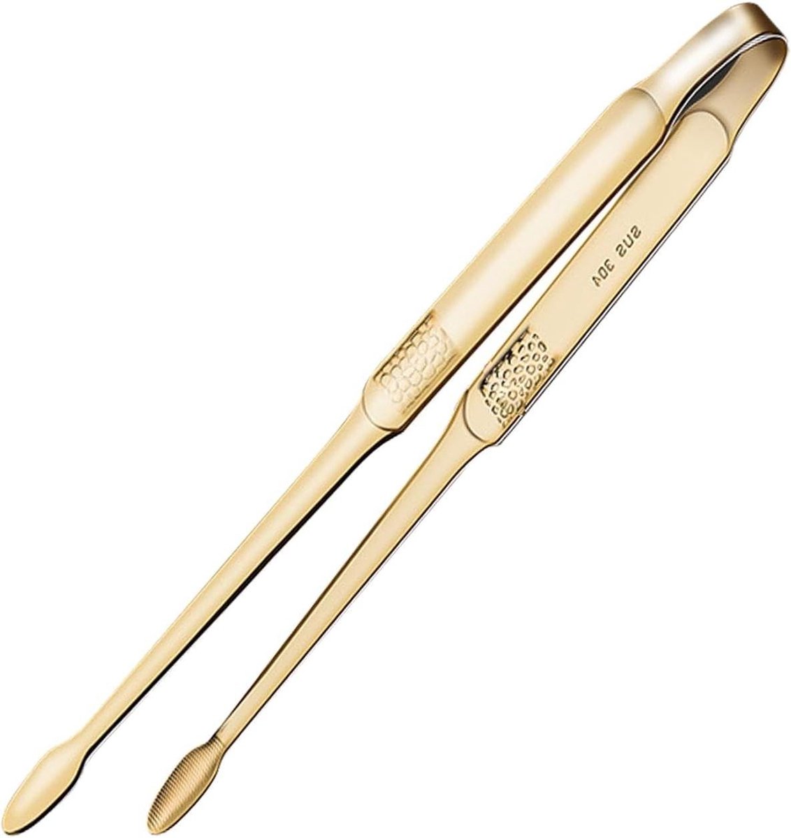 Kooktang - Keukengereedschap - Voedsel Serveren - Antislip Textuur - 28 cm - Goud
