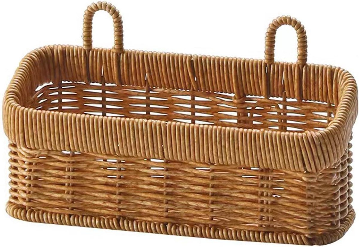 Wandhanger Mand - Geweven Opberger - Keuken Organiseren - Ademend Ontwerp - 10 Liter - A