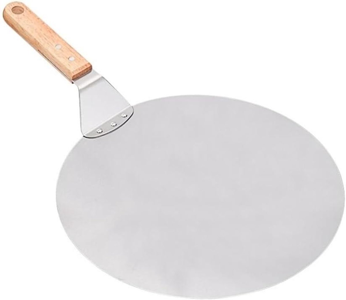 Pizza Schep - Pizzaspade Pizza - Pizza Bakken - Met Houten Handvat - 30 cm - Metaal