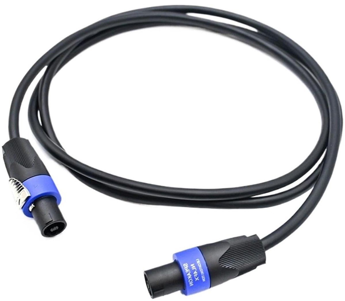 Luidsprekerkabel NL4FX - Audio kabel - Muziek afspelen - OFC koper geleiders - 20 meter - Zwart