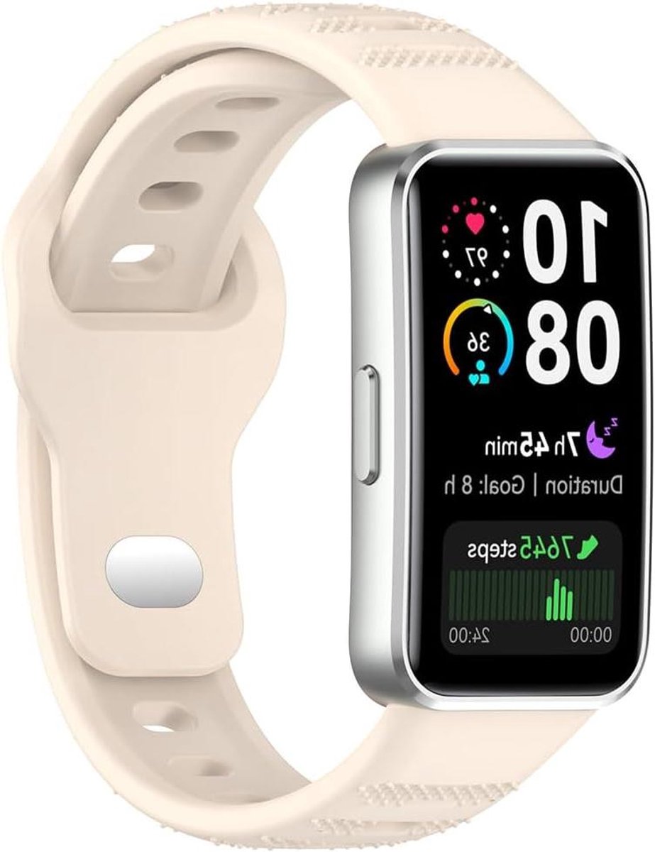 Siliconen Band - Reservearmband Horlogeband - Smartwatch Gebruik - Punt Ontwerp - Niet gespecificeerd - Niet gespecificeerd