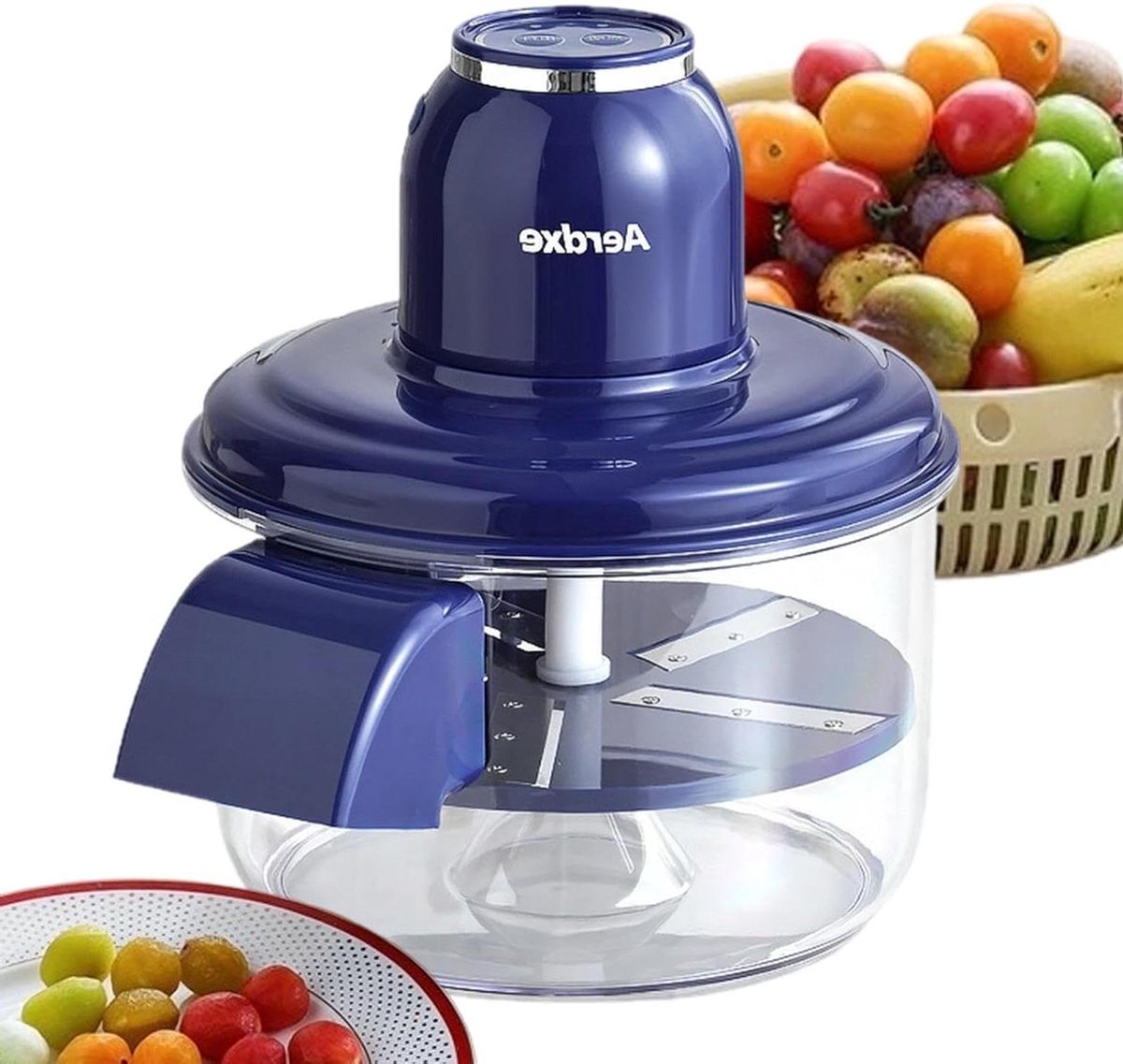 Druivenpelmachine - Automatische keukenhulp Klein Fruit - Fruitschillen voorbereiden - Snelle automatische pelfunctie - 20x20x18cm - Niet gespecificeerd