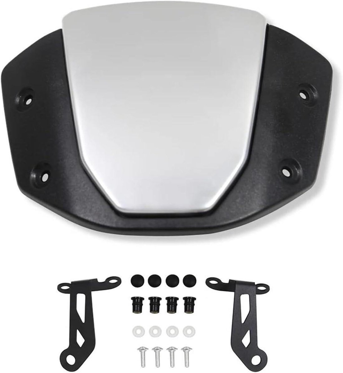 Motorfiets Windscherm - Winddeflector Luchtkuip - Rijden Verbeteren - Vermindert Windweerstand - 500 g - Zilver