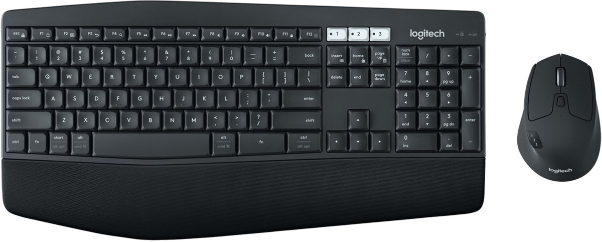 Bol.com Logitech MK850 Performance - Draadloos Toetsenbord en Muis - US QWERTY ISO - Zwart aanbieding