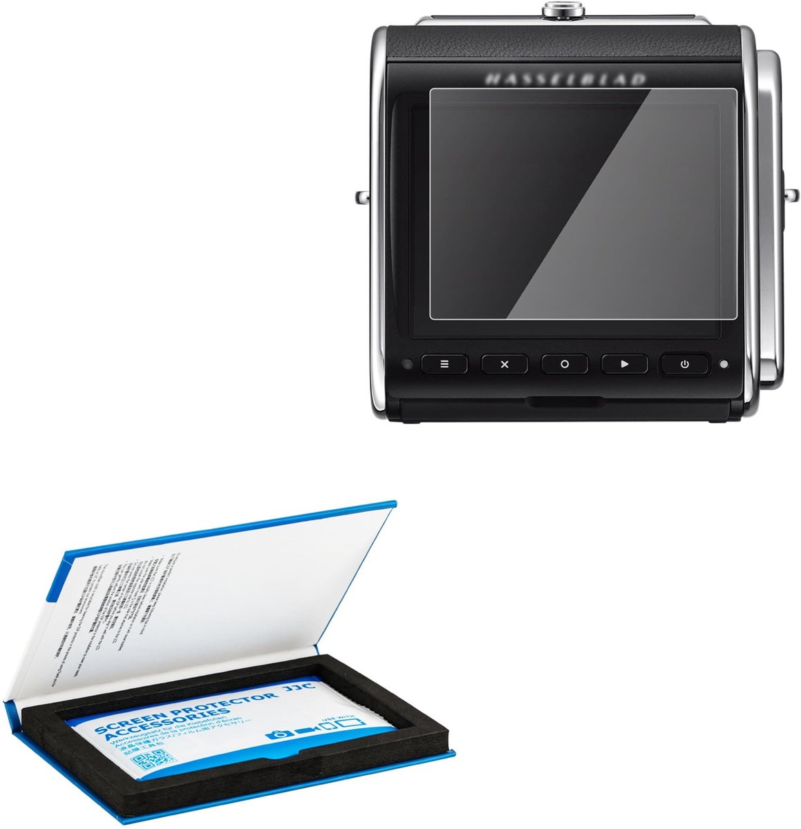 2x Gehard Glas Screenprotector voor Medium Formaat Camera LCD Scherm Krasvrij