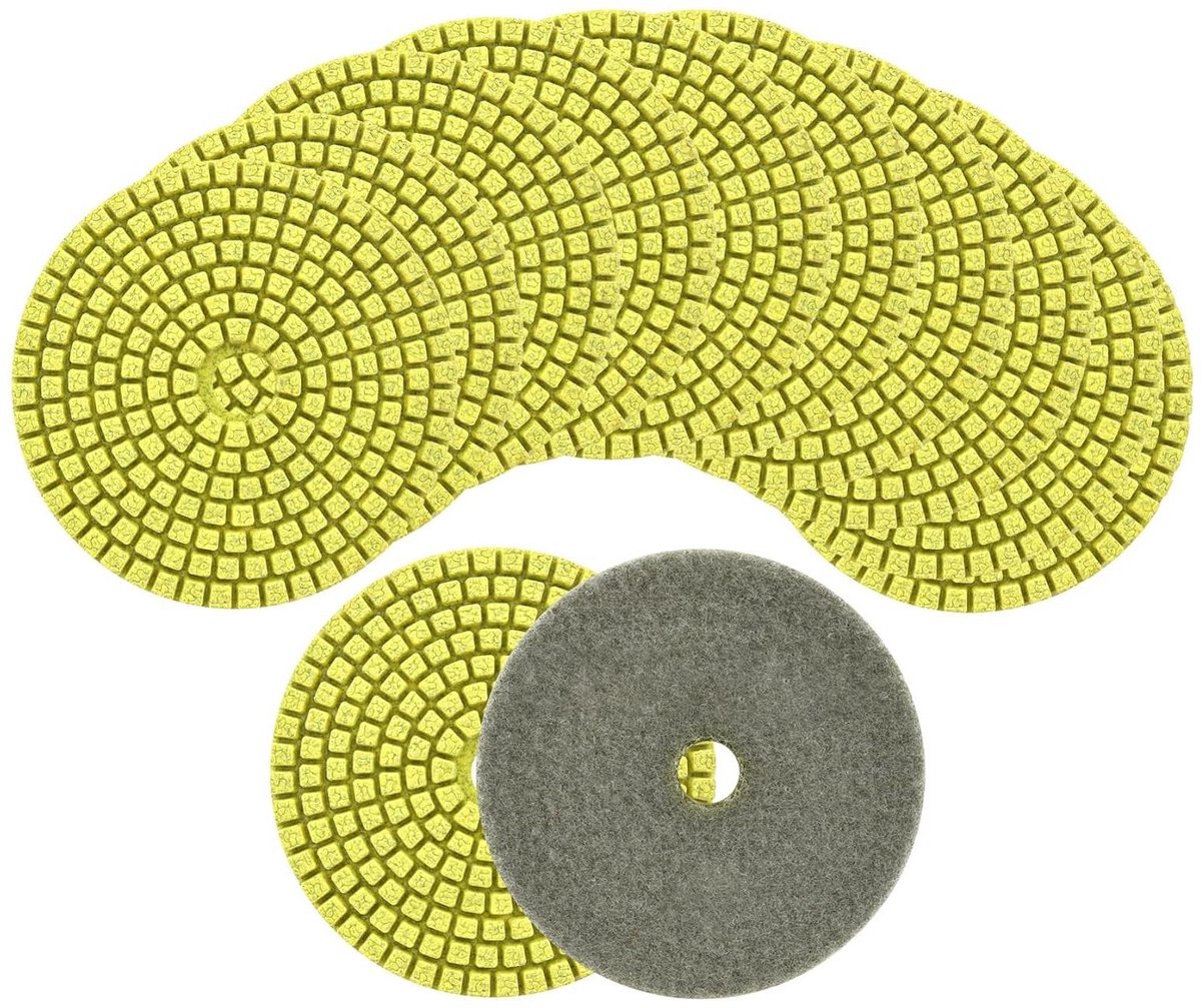 Diamantpolijstpads - Polijstschijven - Natuursteen Polijsten - Flexibel Nat Polijsten - 100 mm - Niet gespecificeerd