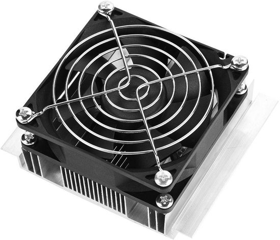 Allecto - Thermoelectric Peltier Cooler - Koelen - Compact formaat - 72W - Efficiënte luchtkoeling - Geschikt voor diverse apparaten - Aluminium van Allecto — afbeelding 5