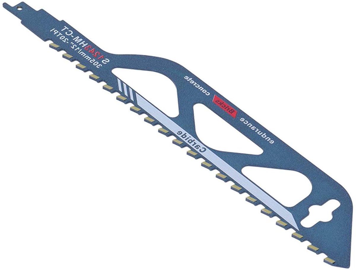 Reciprozaagblad - Metaalzaagblad Sloopzaag - Bouw en Sloop - Hardmetalen Tanden - 15 mm Dik - Grijs