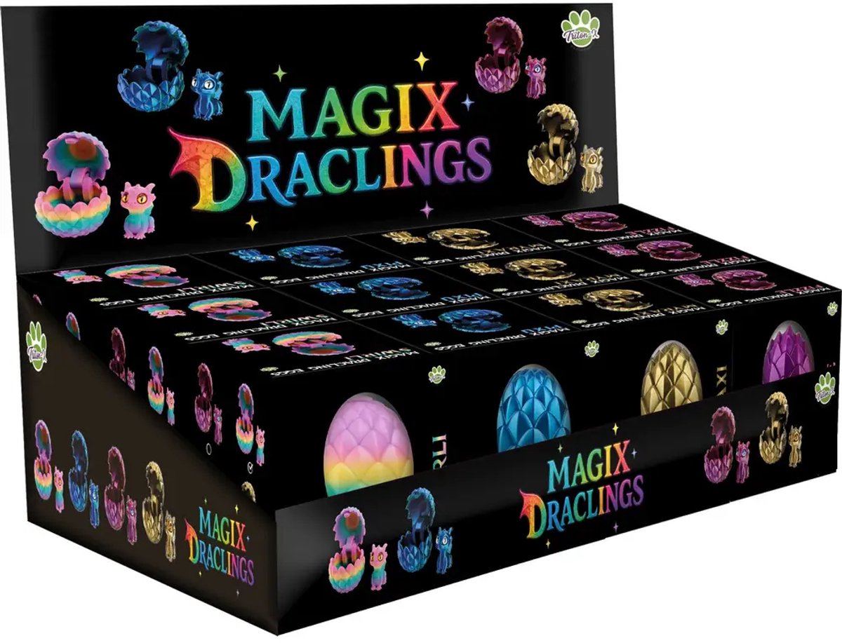 Vedes MagiX Draclings 3D-speelfiguur met ei milieuvriendelijk speelgoed.