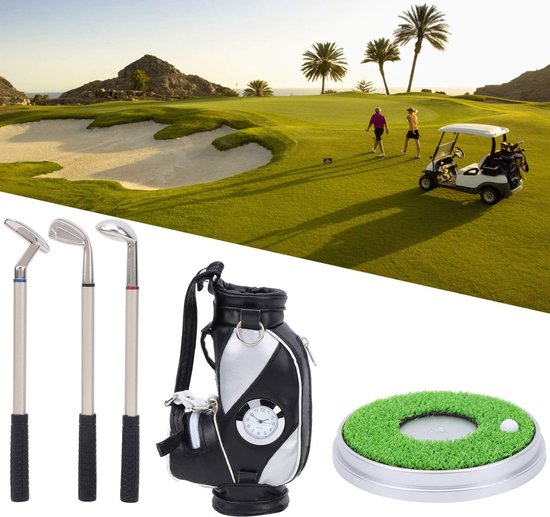 Allecto - Mini Golftas Penhouder - Kantooraccessoire - Decoratief - Miniatuurmodel - Golf Geschenkset - Perfect voor kantoor en thuis van Merkloos — afbeelding 4