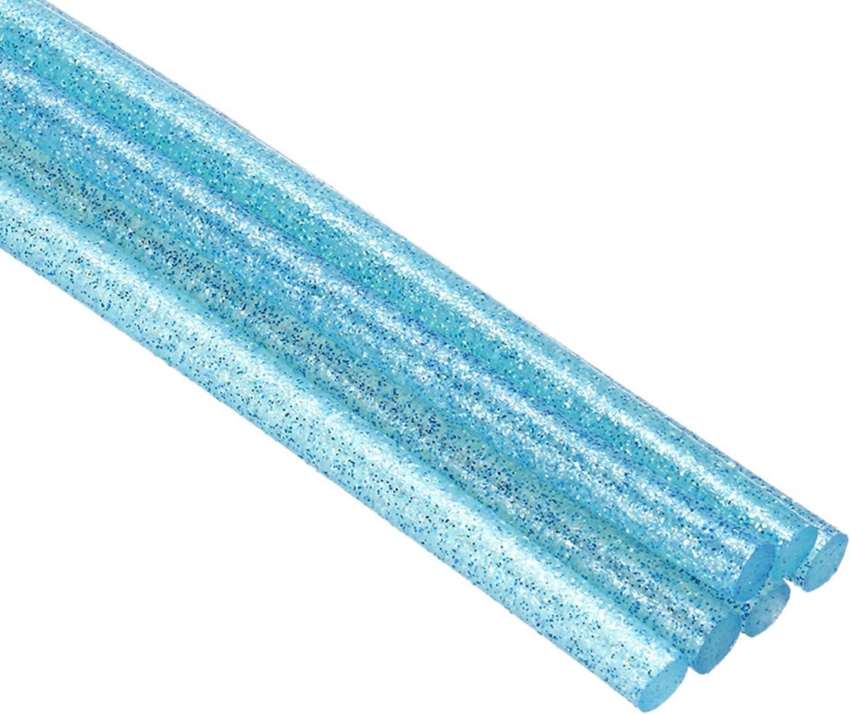 Lijmpistool Stiften - Smeltlijm Staven - Repareren en Knutselen - Sterke Hechting - 200 mm x 7 mm - Glitter Blauw