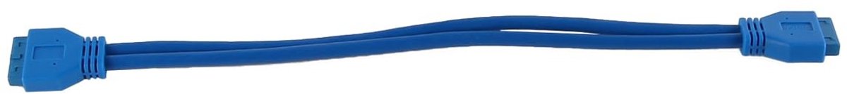 Allecto - USB 3.0 20-Pin Extensie Kabel 30CM - Hoge Snelheid Verbinding voor Moederborden