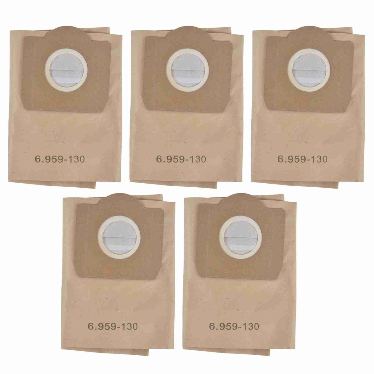 Allecto - Vervangende Stofzakken - 5 Stuks Micro Filtratie - Voor WD3200 WD3300 WD3500 - Stofzuiger Accessoires - Efficiënt Stof Opvangen - Geschik...