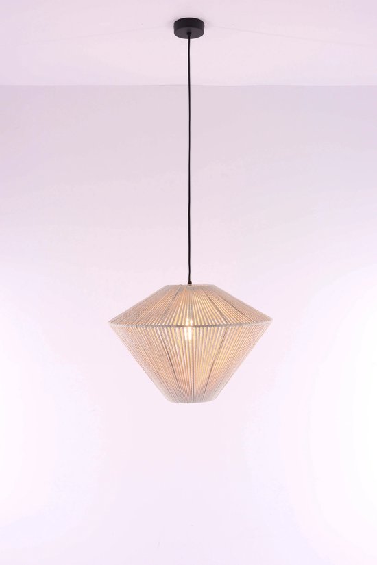 Light & Living Hanglamp Felida - Crème - Ø53cm - Modern - Hanglampen Eetkamer, Slaapkamer, Woonkamer