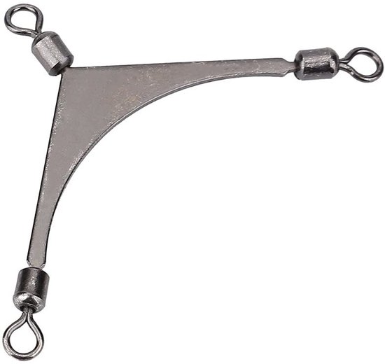 VT Goods - Visserswervel - Crossline Fishing Rolling Swivel - Driehoekig ontwerp - 6# - Verhoogt de vis efficiëntie - Geschikt voor verschillende va.. van Merkloos — afbeelding 5