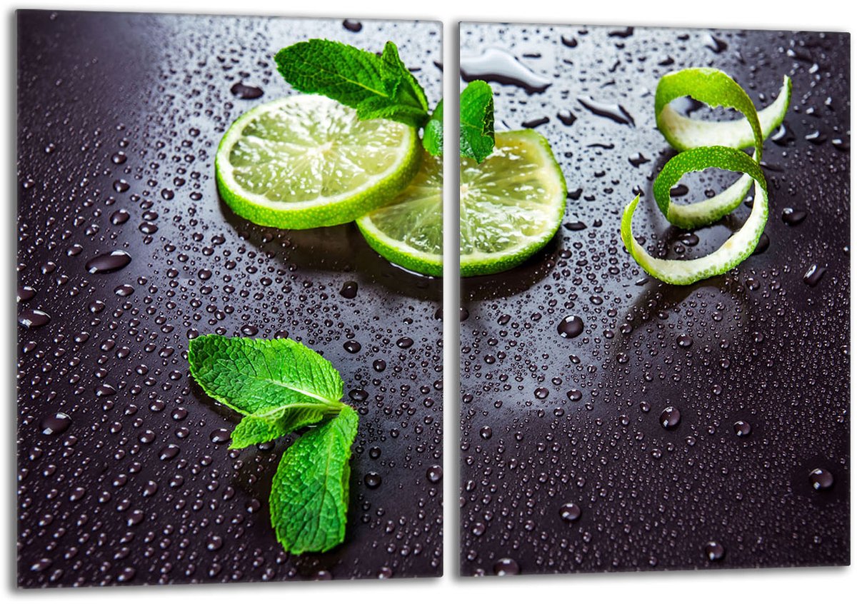 TMK ArtDeko - Snijplank - Limonka - 40x52 cm - Glas