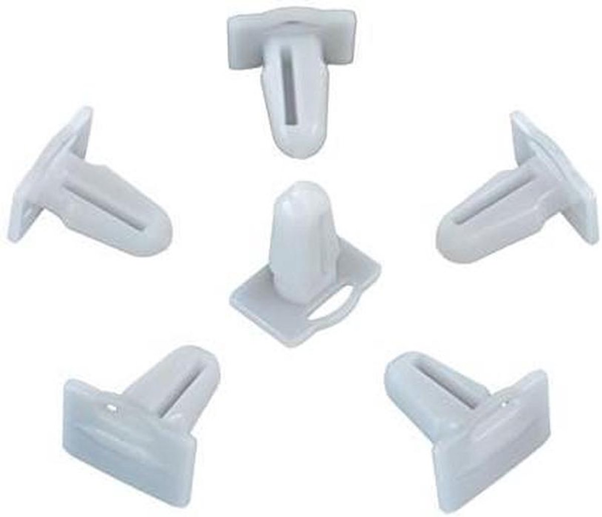 Bevestigingsclips - Randbescherming - Auto Interieur - Specifiek Model - 10 stuks - Wit
