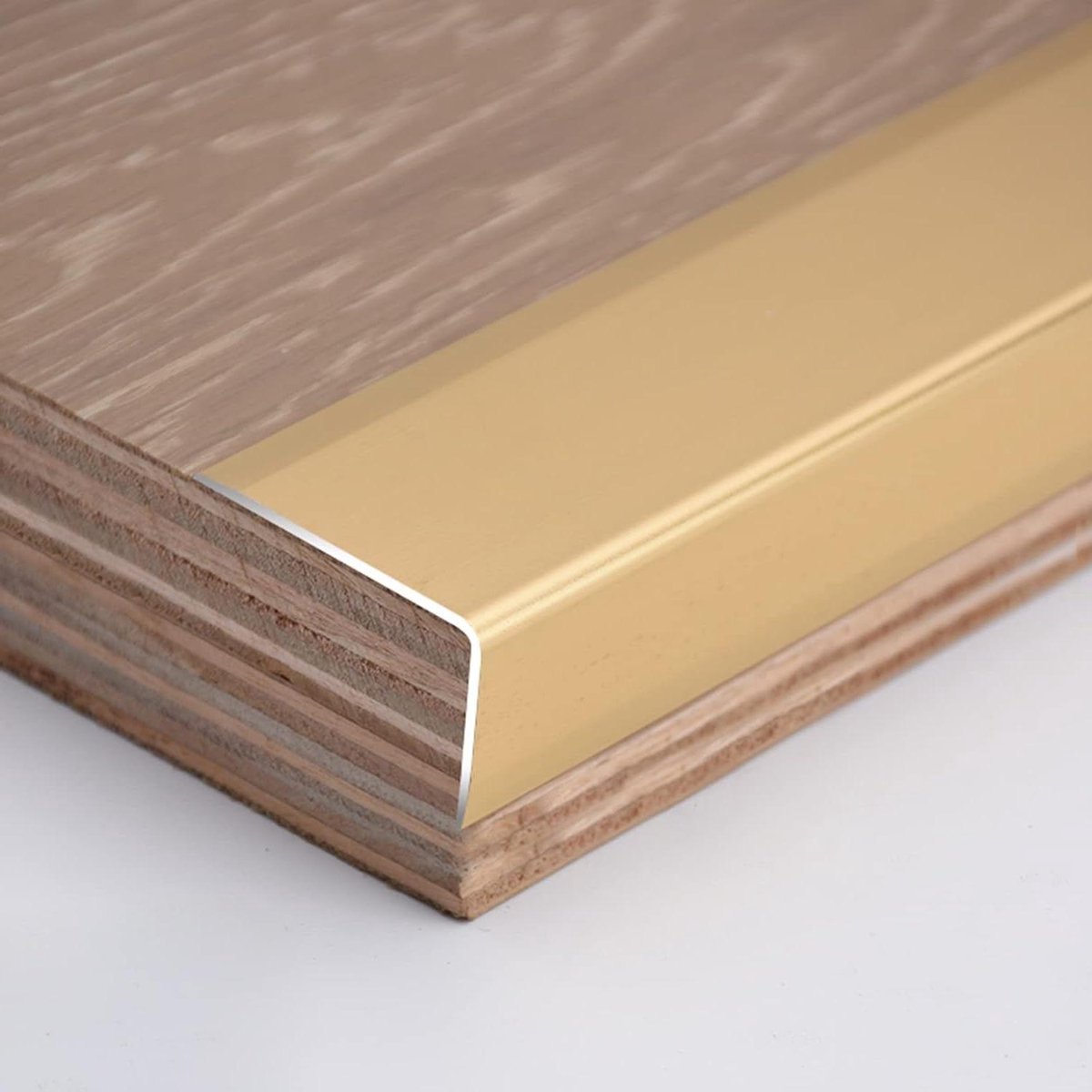 Transitieprofiel Vloer - Drempelprofiel Trapneus - Vloeren Afwerken - Antislip Oppervlak - 35mm Breed - Aluminium