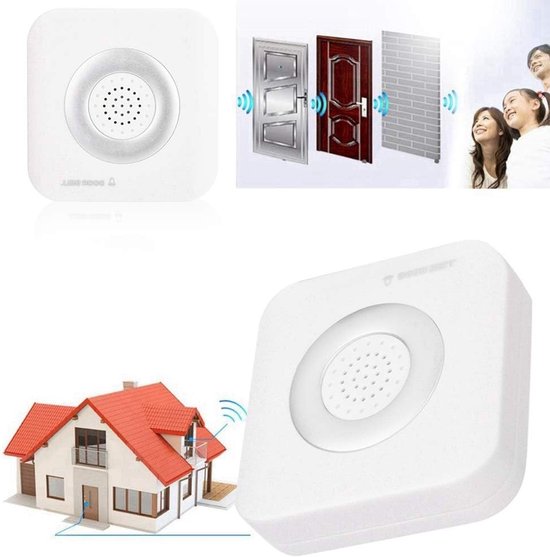Bedrade deurbelalarm 12V voor toegangscontrolesysteem - thuiskantoor - Dingdong Musical . — afbeelding 2