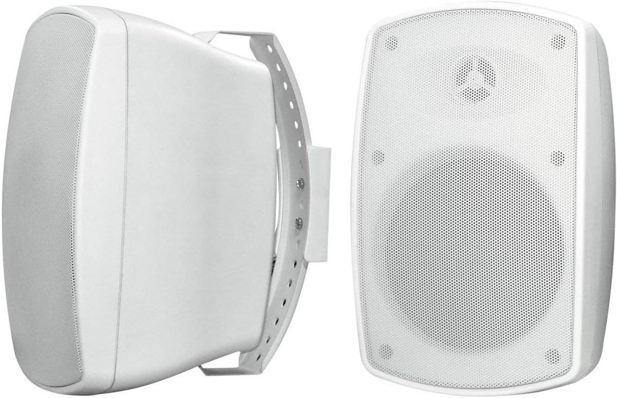 Wandluidsprekers - Satelliet speakers - Buiten Geluid - Weerbestendig IP65 - 4 inch - Wit