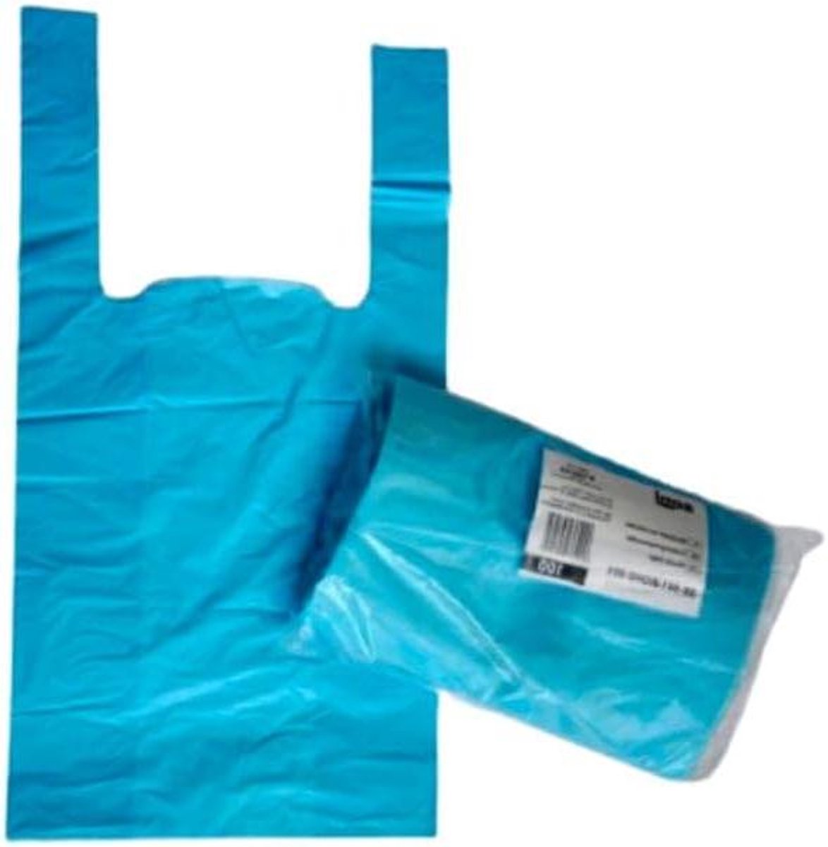 Afvoerzakken - Vuilniszakken Incontinentie - Hygiënisch Afvoeren - Scheurvast HDPE - 100 stuks - Wit