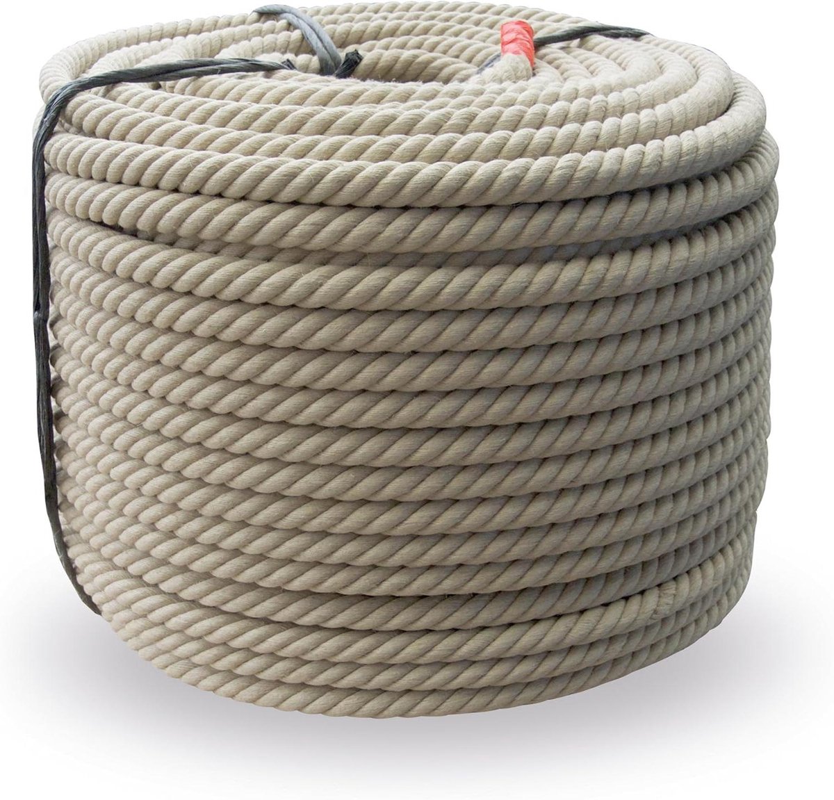 Polypropyleen Touw - Kunststof Touw Hennep Optiek - Watersport en Decoratie - 4-delig Gedraaid - Ø 28 mm 15 m