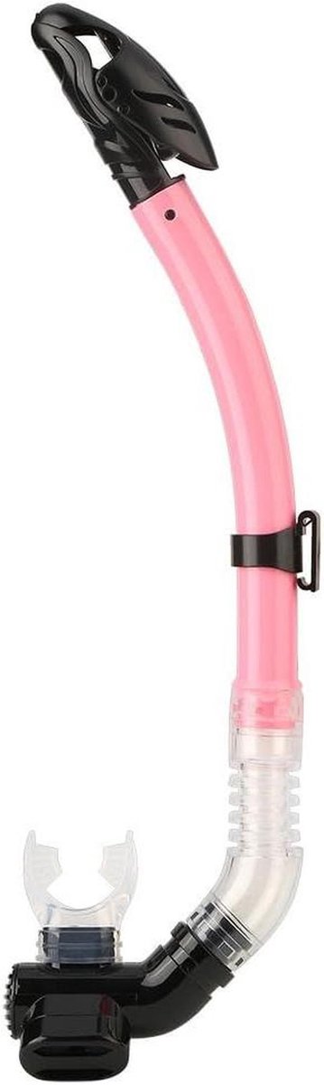 Droog Snorkel - Ademhalingsbuis Duiken - Watersport Ontdekken - Volledige Droge Top - 42 cm - Roze