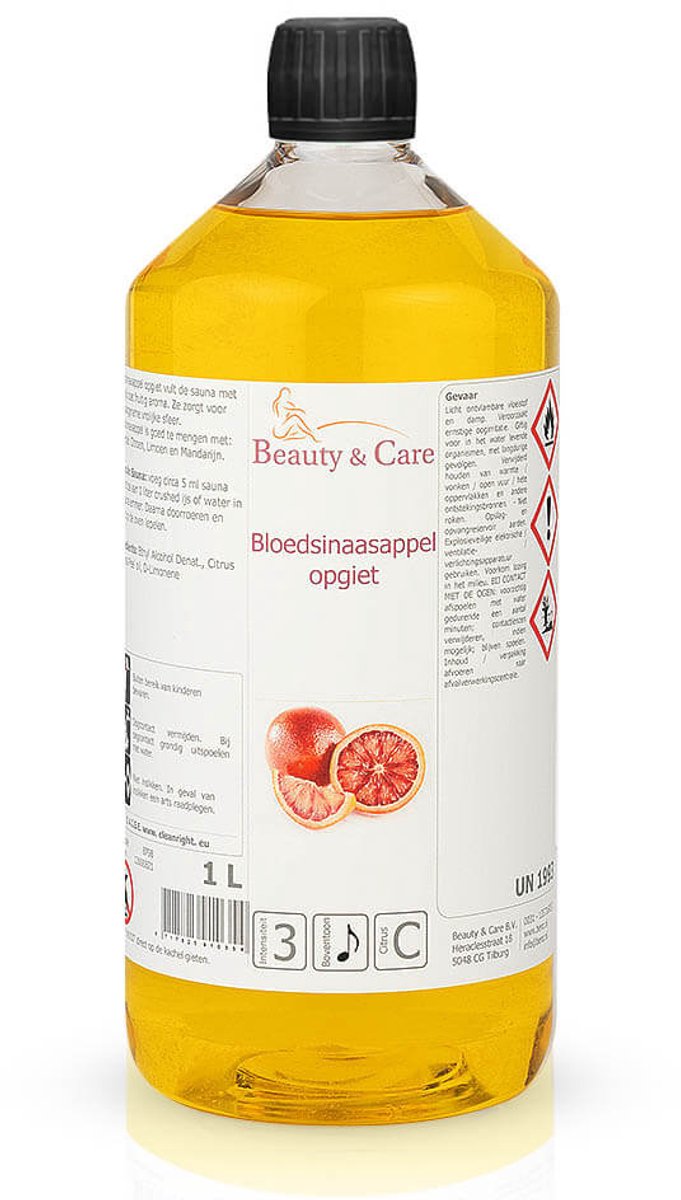Bloedsinaasappel opgiet - Beauty & Care - 1 L. new