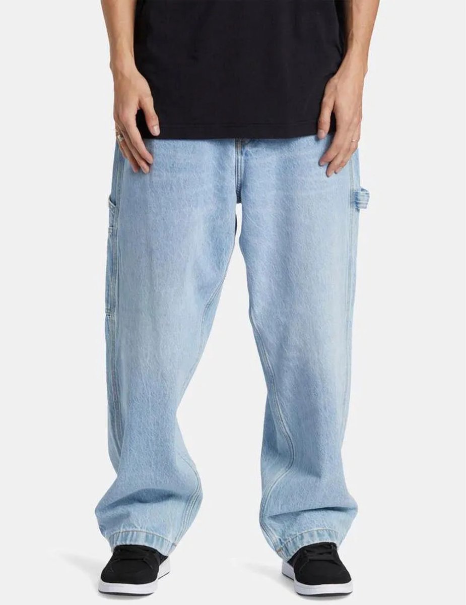 Dc Shoes Worker Baggy Carpenter Ril Spijkerbroek 33 34 Man Indigo Light