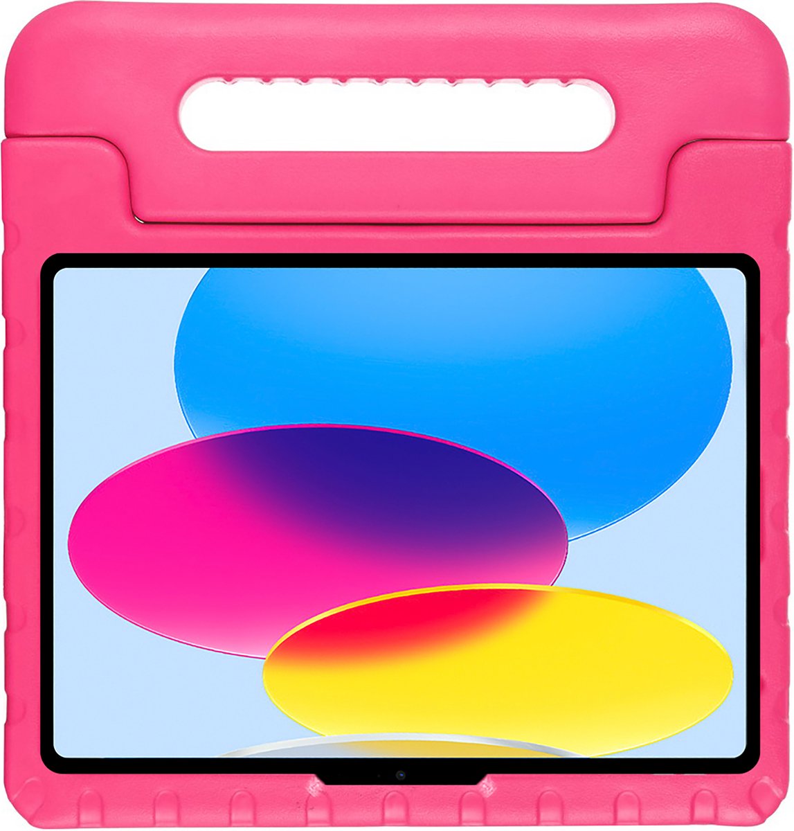 Just in Case tablet Hoes Kinderen geschikt voor iPad 11 (2025) 11 inch / 10e generatie (2022) 10.9 inch - Kinderhoes Tablet Classic - Roze