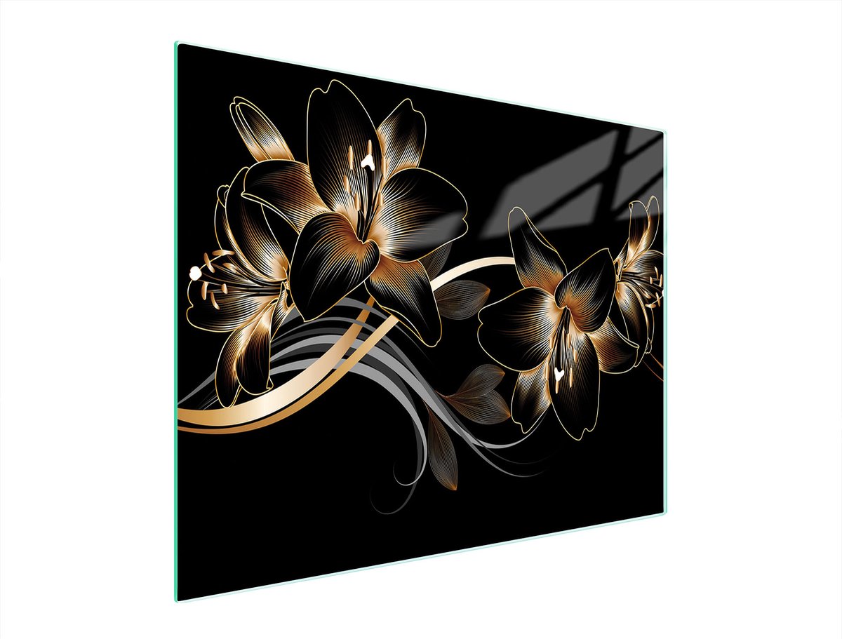 TMK ArtDeko - Orchidee Snijplank - Glas - 52x40 cm - Antislip