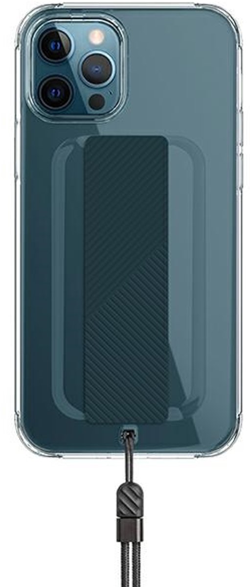 Uniq - Heldro - Case voor iPhone - 12 / iPhone - 12 - Pro - Transparant/Helder - Antimicrobieel