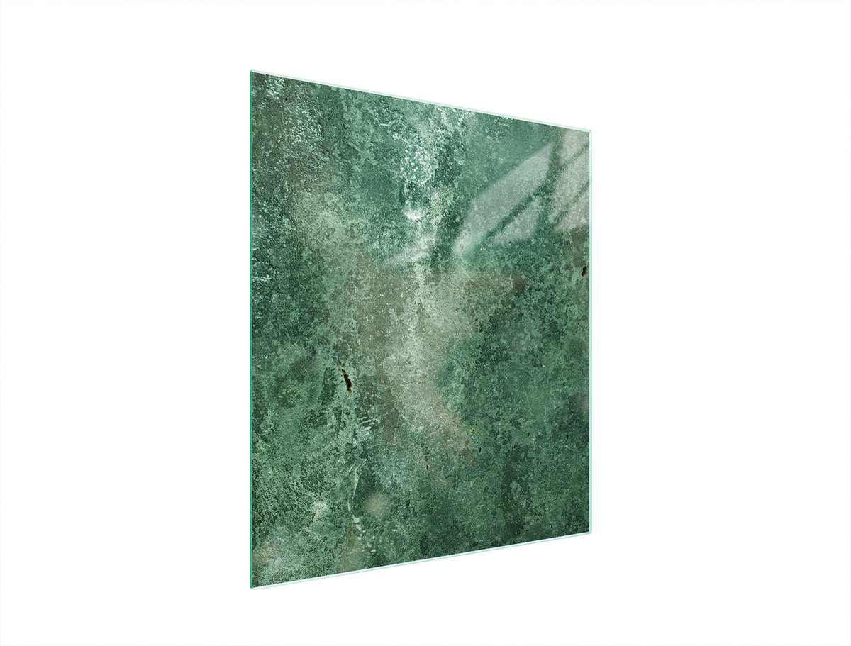 TMK ArtDeko Serie - Snijplank - Glas - 45x52 cm - Turkis