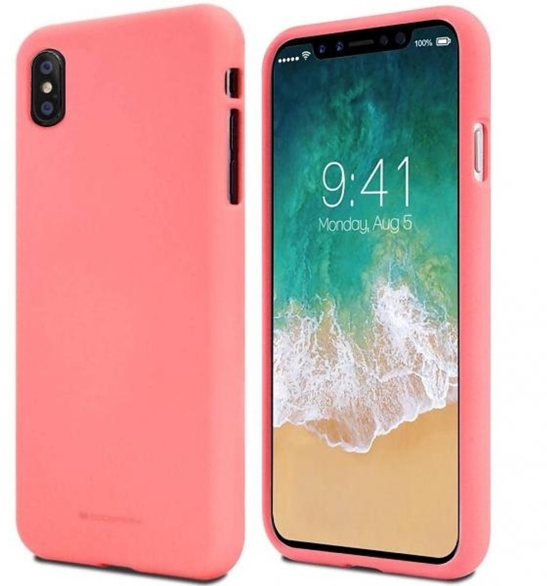 Mercury Soft - Hoesje - Samsung Galaxy S9 - Roze - Flexibel
