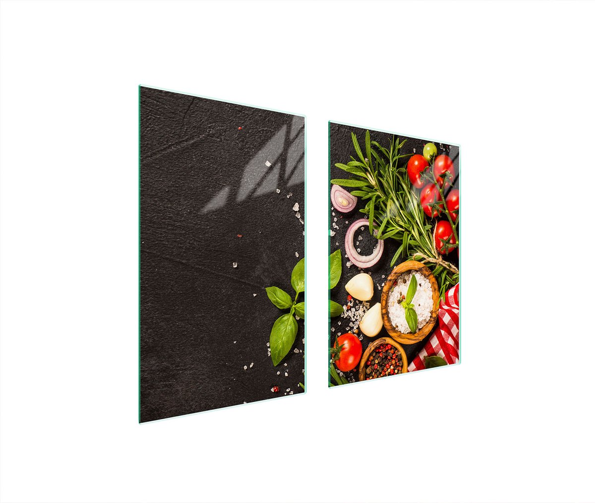 TMK ArtDeko - Snijplank - Glas - Beschermplaat - 65x52 cm - Veelkleurig